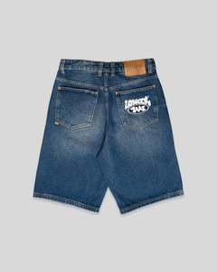 Baggy Denim Short - Rock
