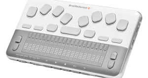 Products: The all-new BrailleSense 6 mini