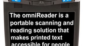 Compact scanning and reading solution with a display