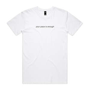 Grow Slow Club Tshirt Collection: Bespoke Tshirt in White XLG