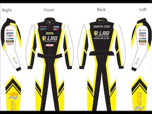 Fully Customize size  and Style Option 5 - Race Suit 3 layer nomex  SFI 3.2/5 (LRGC5)