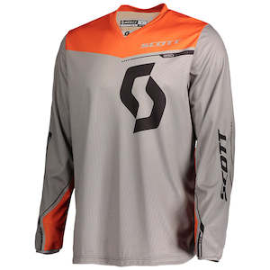 Scott: SCOTT 350 YOUTH JERSEY GREY / ORANGE