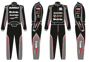 Custom Gear: Fully Customize size  and Style - Option 2 - Race Suit 1 layer Nomex  SFI 3.2/1 -