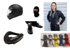 KARTING GRASS COMBO 2 - FREE BALACLAVA /FREIGHT & SAVE $135 OFF RRP