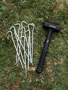 Steel Tent Pegs 10 Pack