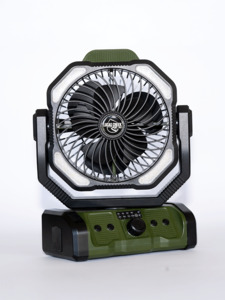 All: 3-in-1 Camping Fan, Light & Power Bank