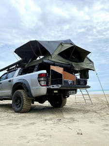 Rooftop Tents: Gen 3 Soft Shell Rooftop Tent - Natural Green