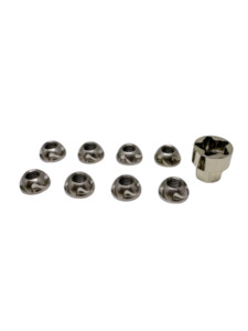 Hardware: Security Nut Set – M8 Locking Nuts for Rooftop Tents & Awnings