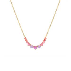 Pink Opal Ombre Cascade Necklace