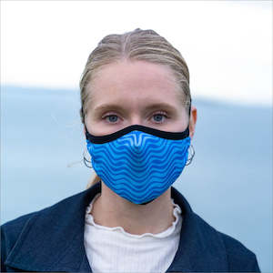LUCKEFit™ Travel Face Masks | Award-Winning ViralOff® | NZ Helix+ Filter | Wave