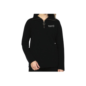Toitu Clothing: Women's Half Zip Merino Sweater | Toitū