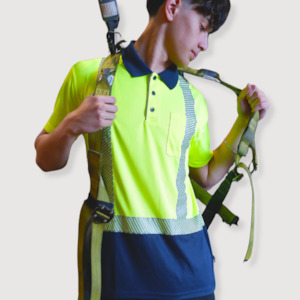 Hi Vis Safety Wear: Hi Vis Recycled Day/Night Polo