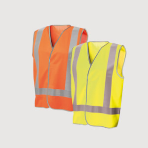 Hi Vis Vests: Frontier Recycled Hi-Vis Safety Vest with Reflective Tape