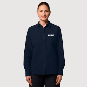 Women's Organic Oxford Shirt - DEMO