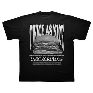 L.gs Twice As Nice Greyscale T-shirt - Lucky Gs