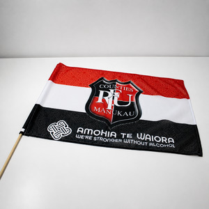 Wooden Supporter Flags