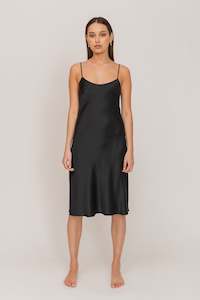 LUC | Silk Slip | Black