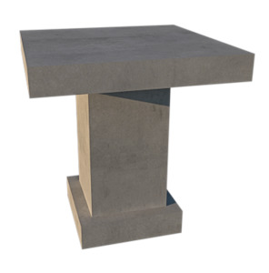 DINING TABLES: CONCRETE cafe' dining tables 70cm square / 80cm round (GRC)
