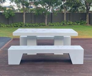 BENCH SEATING: CONCRETE bench seating (GRC) 3 Styles