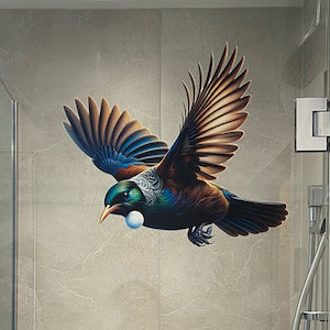 Products: SPECIAL - Single Tui decal for glass B - 31 x 32cm