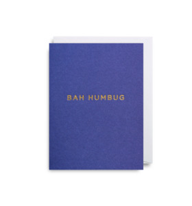 Gifts: Bah Humbug Greeting Card