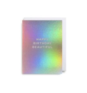 Happy Birthday Beautiful Greeting Card