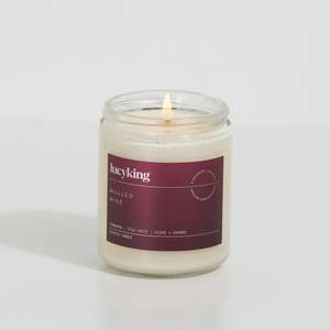 Scented Candles: MULLED WINE Candle > Medium | * Limited Edition * | Minimalist