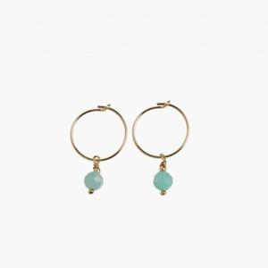 Coastal Collection: Amazonite MOERAKI Charm Earrings
