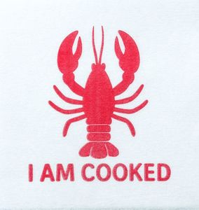 I’m Cooked – Lobster Luncheon Napkins (Pack of 20)