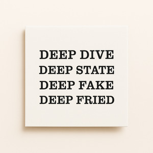 Deep State – Cocktail Napkins – Set of 20 Napkins · Airlaid Paper