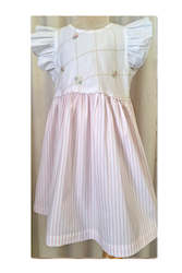 Cute Clothing: Pink and white striped dress