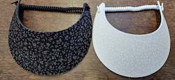 Sun Visors - Black Springs and White Sprigs