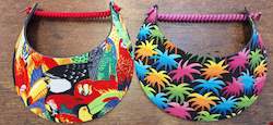 Sun Visors - Parrots and Palms