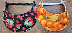 Sun Visors - Cherries and Oranges