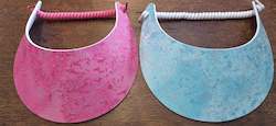 Sun Visors - Glitzy Pink and Glitzy Aqua