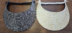 Sun Visors - Glitzy Black and Gold