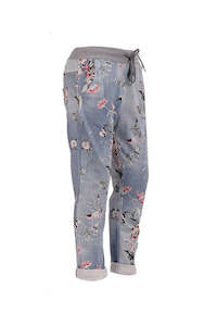 Pants: Italian Stretch Pants - Light Denim