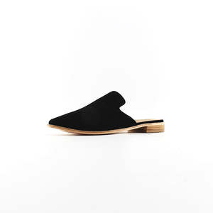 Lulu Luxe Footwear: SALE SOPHIA MULE - SUEDE BLACK