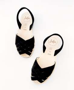 Nubuck Braided: NUBUCK - SALE BRAIDED BLACK