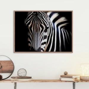 Wall Art: Wild Zebra