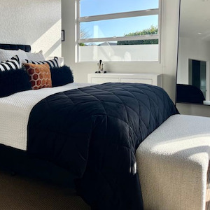 Black Velvet Comforter Blankets