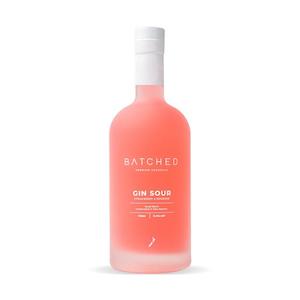 Cocktails: Batched Gin Sour - Strawberry & Rhubarb 725ml