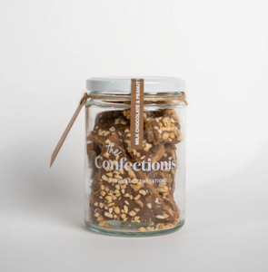 Milk Chocolate & Peanut Toffee | 200g Jar (Large)