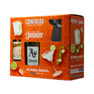 Gift Boxes: Cointreau, El Jimador & Margarita Glass Gift Pack