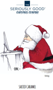 Tech Santa - Salted Caramel, Chocolate Block