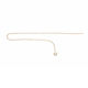 DIAMOND THREADER 14-carat gold single earring Lulu's Collective