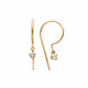 DIAMOND LOOPDIE 14-carat gold single earring Lulu's Collective