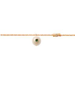 Products: EDDIE diopside, diamond and pearl necklace - Lulu's Collective Designer Jewellery Online NZ