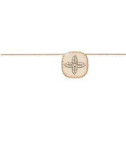 Products: BOWIE diamond and pink gold necklace - Lulu's Collective Designer Jewellery Online NZ