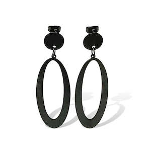 Fabuleux Vous: Ovale Long Earrings - FABULEUX VOUS
